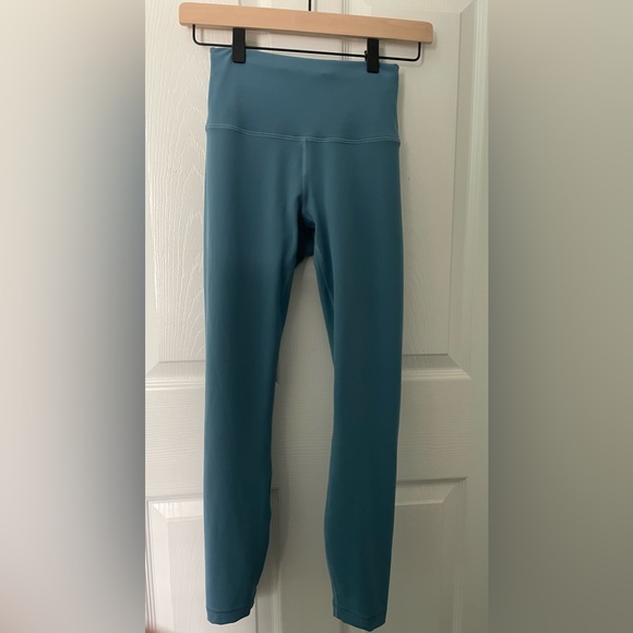 lululemon athletica Pants - Lululemon Wunder Train Contour Fit High-Rise Legging 25” (Utility Blue)
